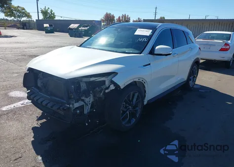 2019 Infiniti Qx50 Essential z USA, uszkodzony, nr VIN 3PCAJ5M38KF144807
